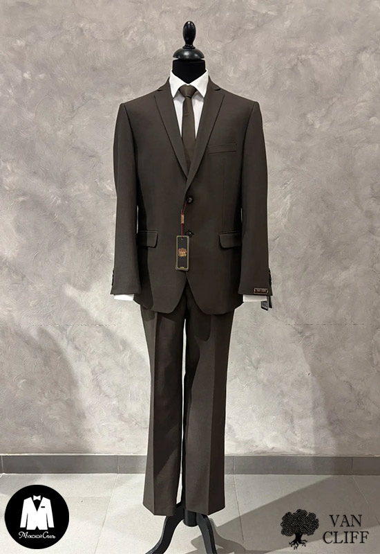 Костюм Соллер браун гладь классик