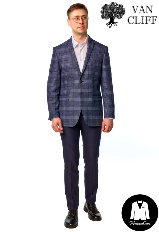 Мужской пиджак Тасман блю гранд